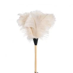 Redecker Ostrich Feather Duster In White