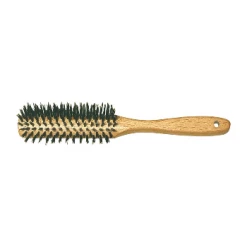 Redecker 22cm Beechwood Half Round Hair Brush With Stiff Boar Bristle