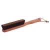 Redecker 26.5cm Pearwood Clothes Brush With Bronze Wire And Dark Bristle