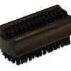 Redecker Wooden Dark Nail Brush & Black Bristle