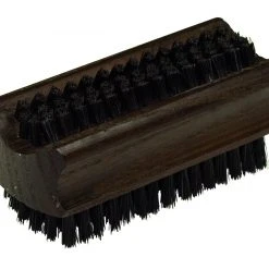 Redecker Wooden Dark Nail Brush & Black Bristle