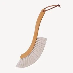 Redecker Wooden Dust Brush Sickle Shape With Handle