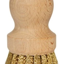 Redecker Brass Wire Hob BBQ Brush With Round Handle