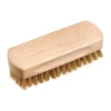 Redecker 12cm Untreated Beechwood Shoe Shine Brush With Light Horse Hair Bristle