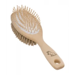 Redecker Wooden Dog Brush with Bristle and Wooden Pins