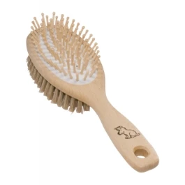 Redecker Wooden Dog Brush with Bristle and Wooden Pins 3 Redecker Wooden Dog Brush with Bristle and Wooden Pins