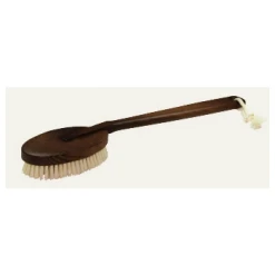 Redecker Wooden Dark Bath Brush With Handle