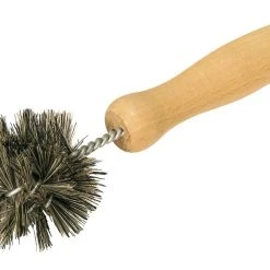 Redecker Wooden Round Scrubbing Brush With Handle