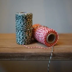 Redecker Red White Twine