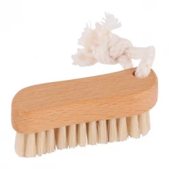Redecker Wooden Travel Nail Brush S Shaped
