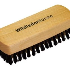 Redecker 12cm Wooden Suede Shoe Brush With Mixed Bristle