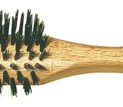 Redecker 22cm Beechwood Half Round Hair Brush With Stiff Boar Bristle