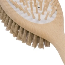Redecker Wooden Dog Brush with Bristle and Wooden Pins 4 Redecker Wooden Dog Brush with Bristle and Wooden Pins