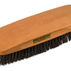 Redecker 17.5cm Pearwood Clothes Brush With Stiff Black Bristle
