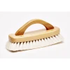 Redecker Waxed Beechwood Shoe Shine Brush With Light Goat Hair Bristle