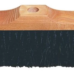 Redecker Oiled Beechwood Broom Head With Horsehair Bristle For Unthreaded Handle
