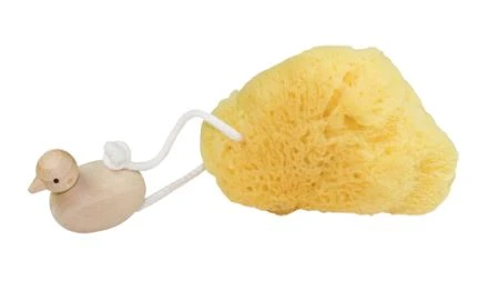 Redecker Bath Sponge Baby with Duckling 4 Redecker Bath Sponge Baby with Duckling