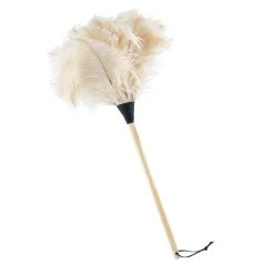 Redecker Ostrich White Feather Duster 70 cm