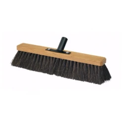 Redecker Oiled Ashwood Broom Head With Arenga Fibre Bristle For Unthreaded Handle