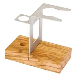 Redecker Wooden Shaving Kit Stand Oiled Beechwood