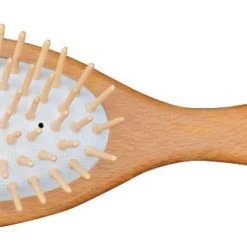 Redecker 23cm Wooden Round Hair Brush With Straight Pins