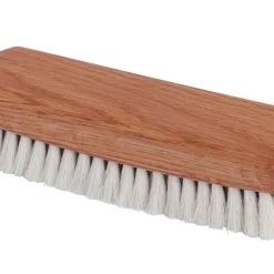 Redecker Oiled Oakwood Shoe Shine Brush With Light Goat Hair Bristle