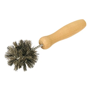 Redecker Wooden Round Scrubbing Brush With Handle 3 Redecker Wooden Round Scrubbing Brush With Handle