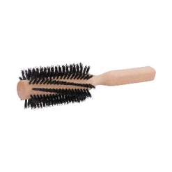 Redecker Round Beechwood Hair Brush With Stiff Boar Bristle