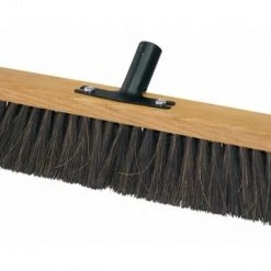 Redecker Oiled Ashwood Broom Head With Arenga Fibre Bristle For Unthreaded Handle