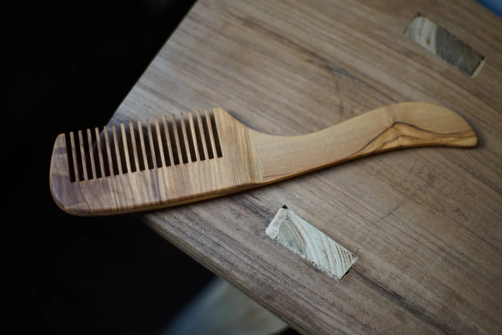 Redecker Olive Wood Handled Comb 4 Redecker Olive Wood Handled Comb