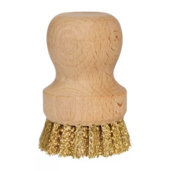 Redecker Brass Wire Hob BBQ Brush With Round Handle