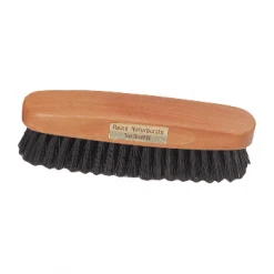 Redecker 13.5cm Pearwood Clothes Brush With Stiff Black Bristle