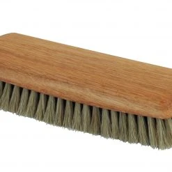 Redecker Oiled Oakwood Shoe Shine Brush With Light Horsehair Bristle