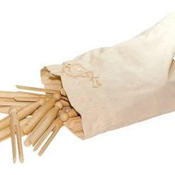 Redecker Wooden Old Fashioned Clothes Pegs Untreated